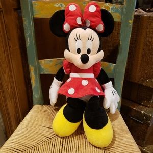 DISNEY PARKS Authentic Minnie Mouse Plush Toy - 19" Tall